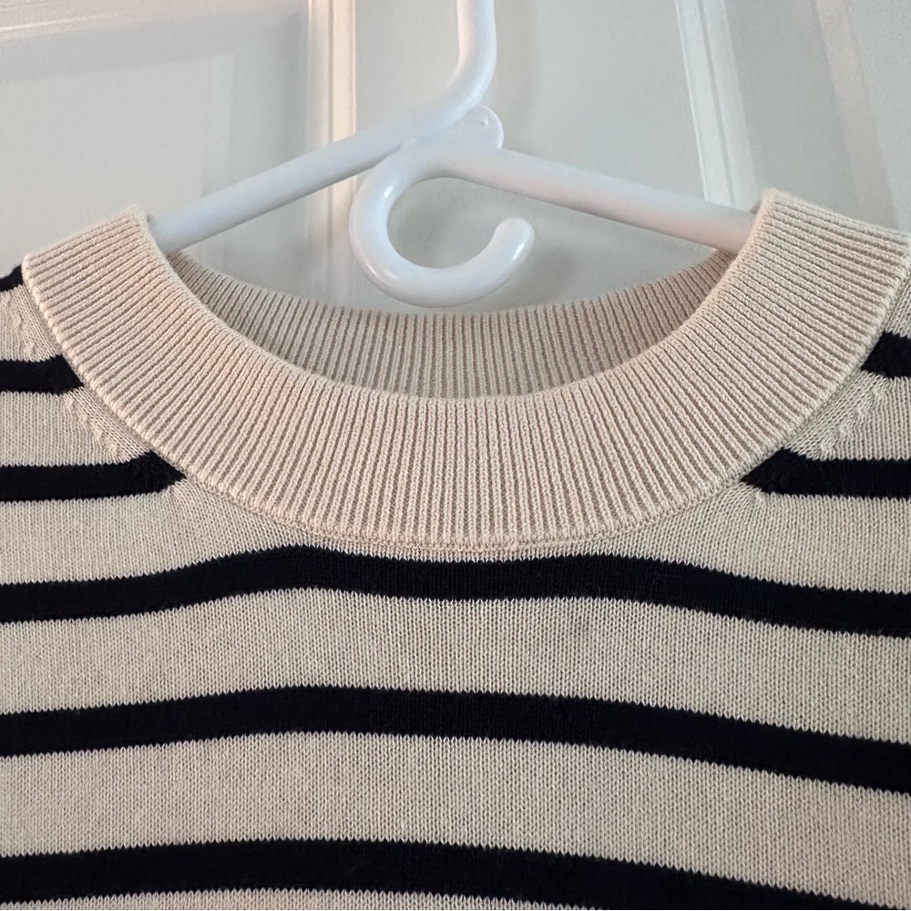 Petit Bateau stripped cotton top. - Picture 2 of 6
